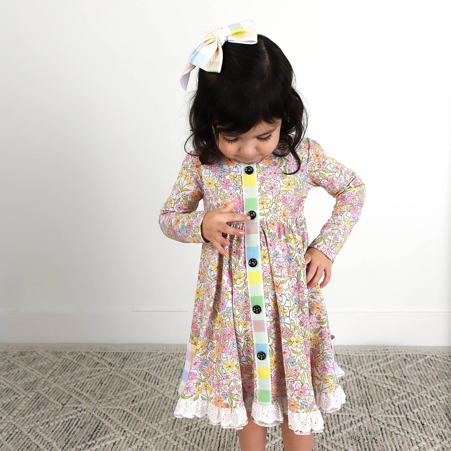 Kennedy Floral Button Dress