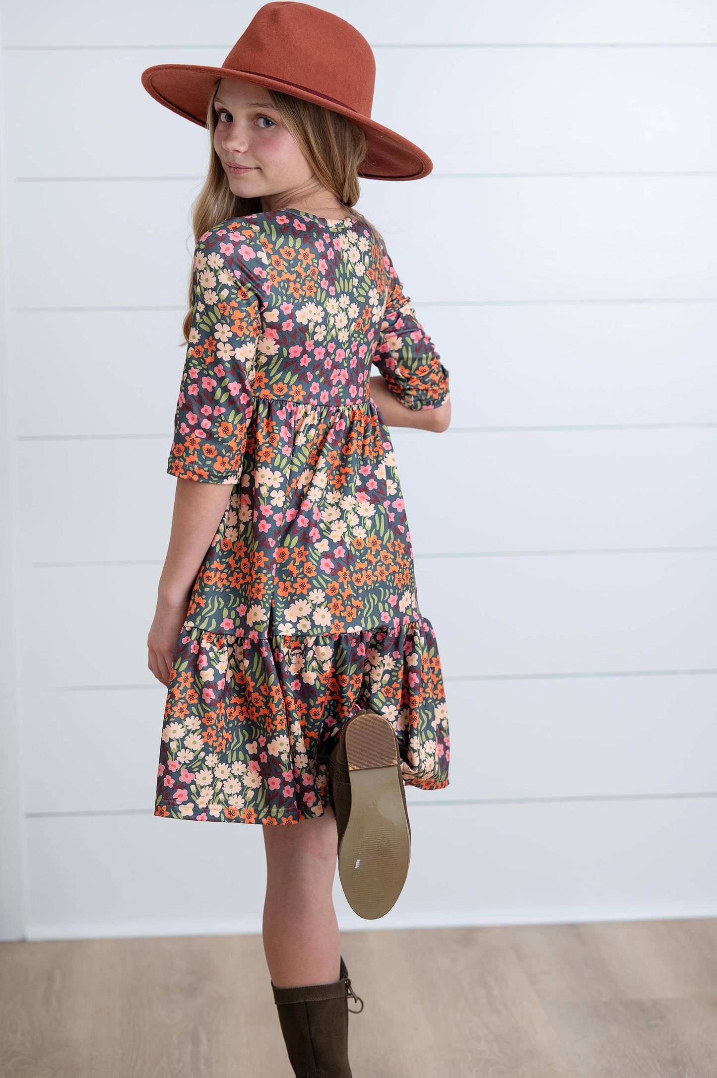 Flower Fields Twirl Dress