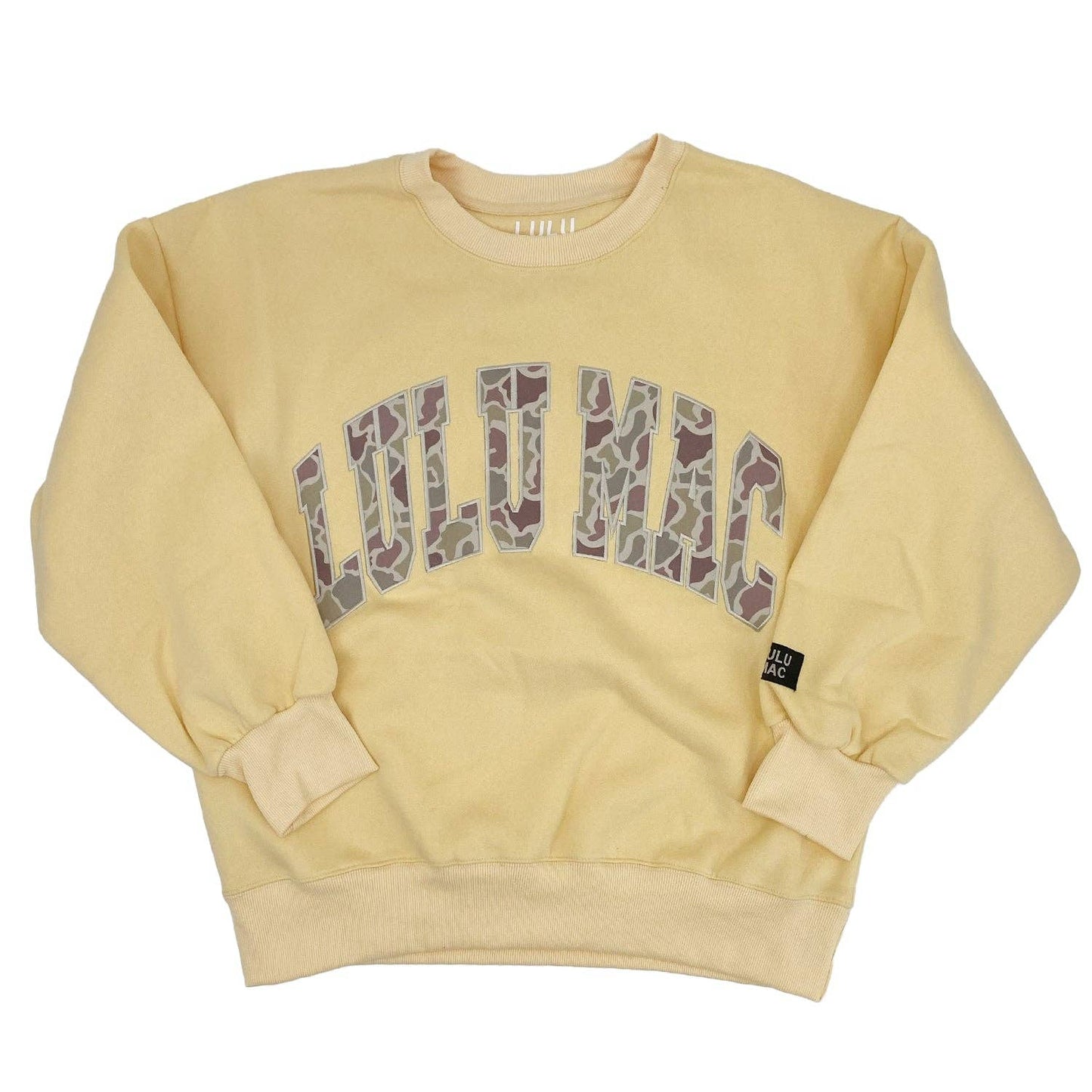 Lulu Mac Butter/Camo Sweatshirt