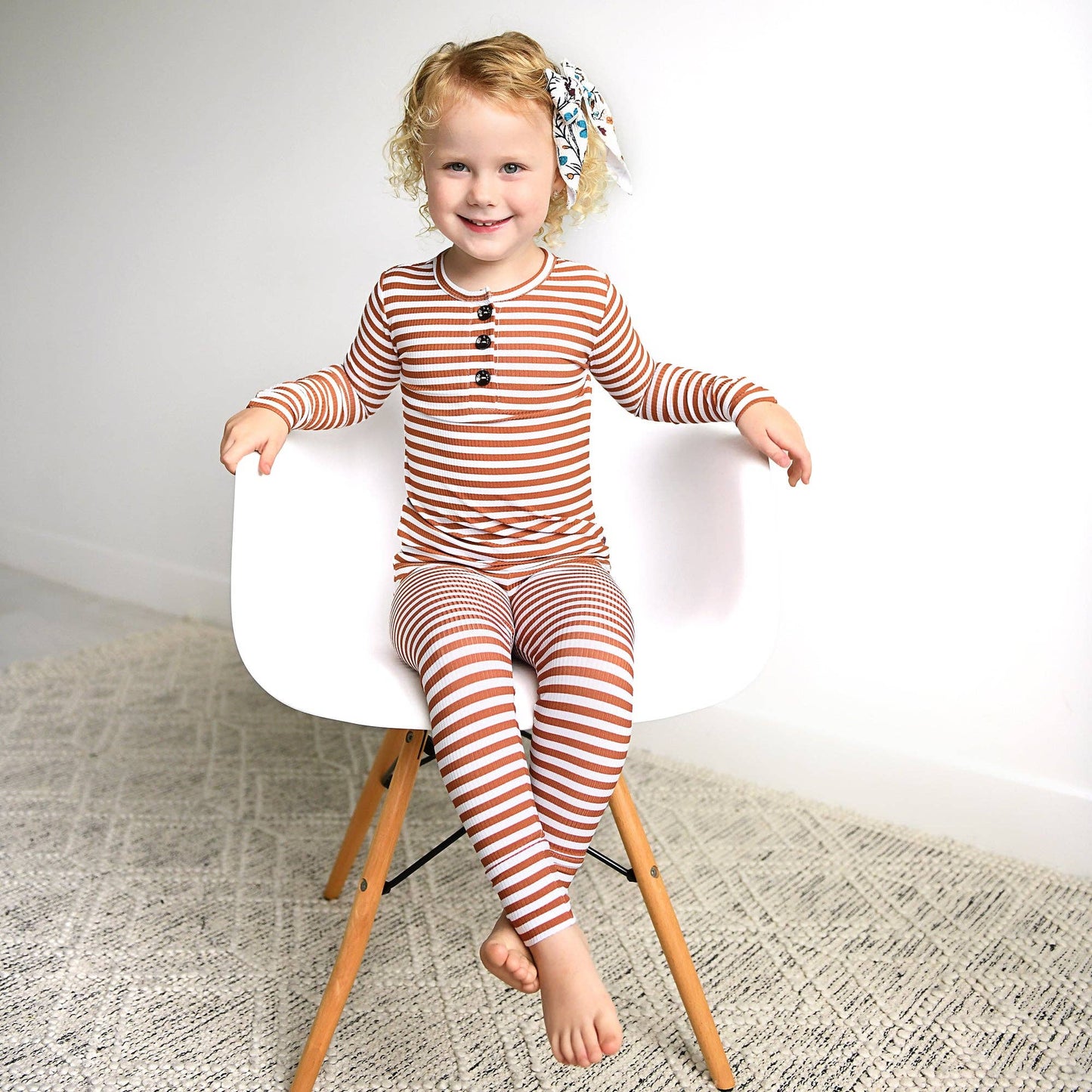 Chase Brown Ribbed TWO PIECE