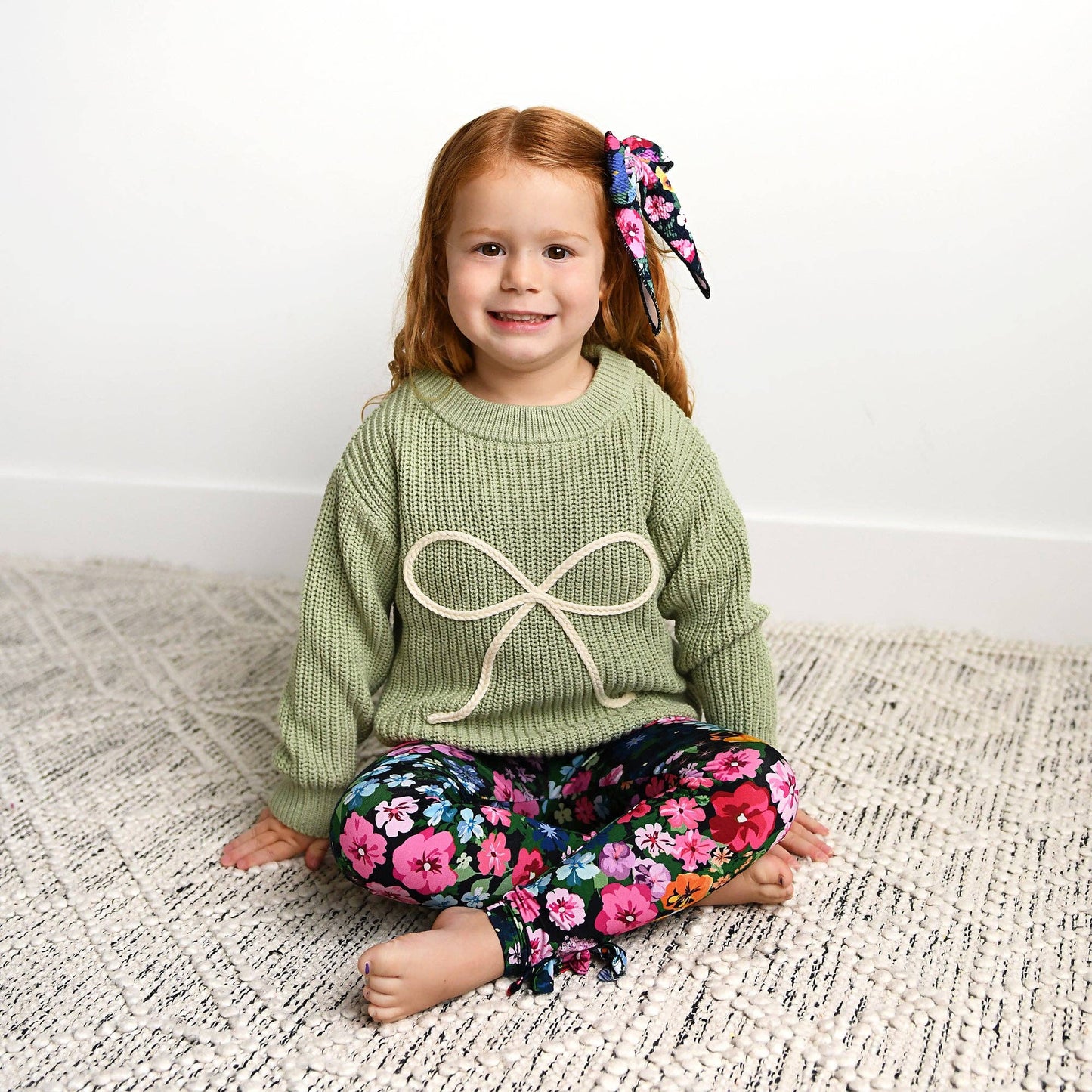 Green Bow SWEATER