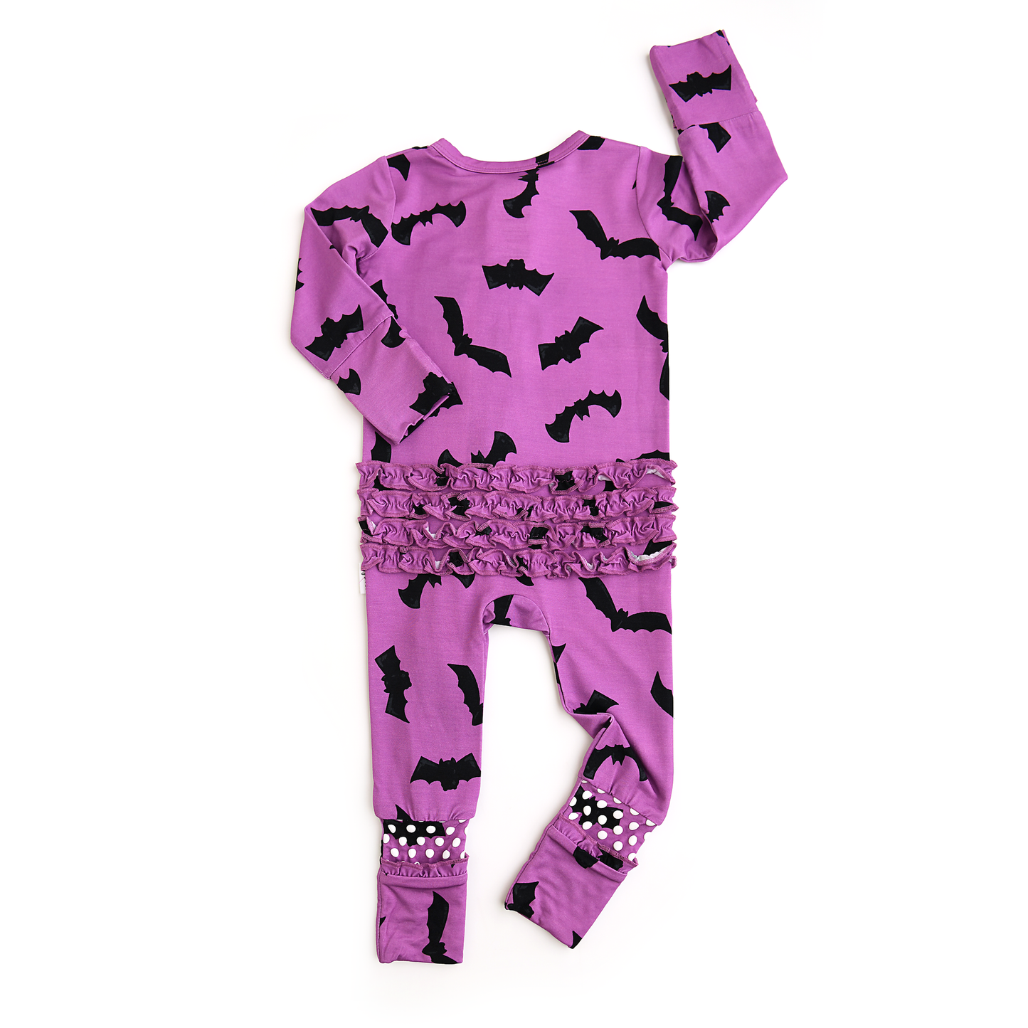 Echo Purple Bats RUFFLE ZIP