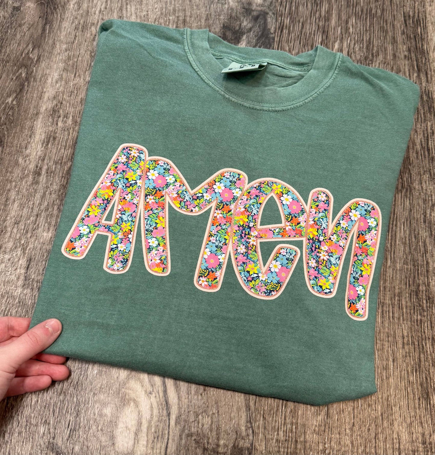 Floral Amen Graphic T-shirt