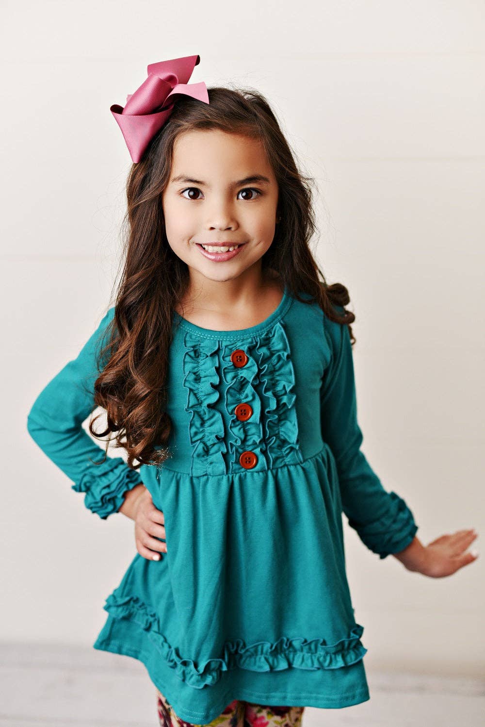 Floral Teal Two Piece Set