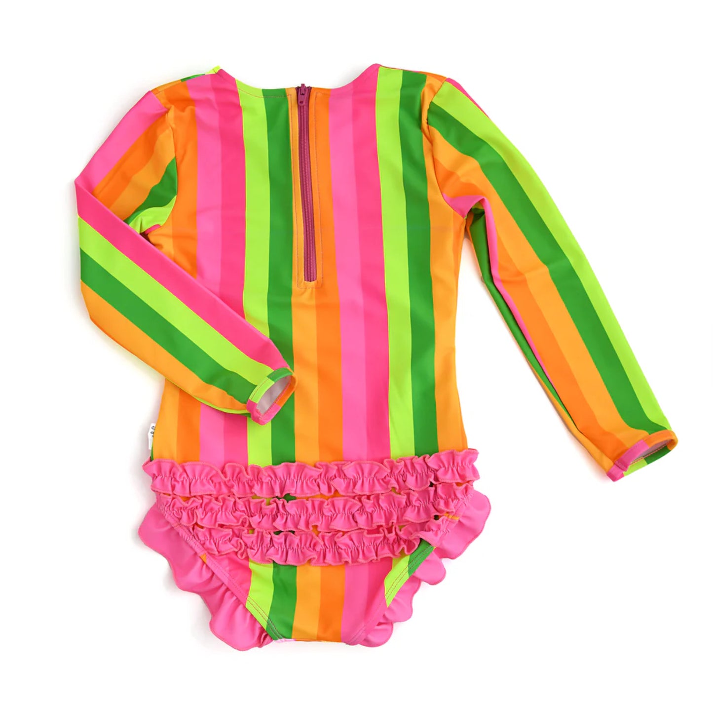 Stephanie Stripe Rash Guard Swimsuit by Gigi & Max
