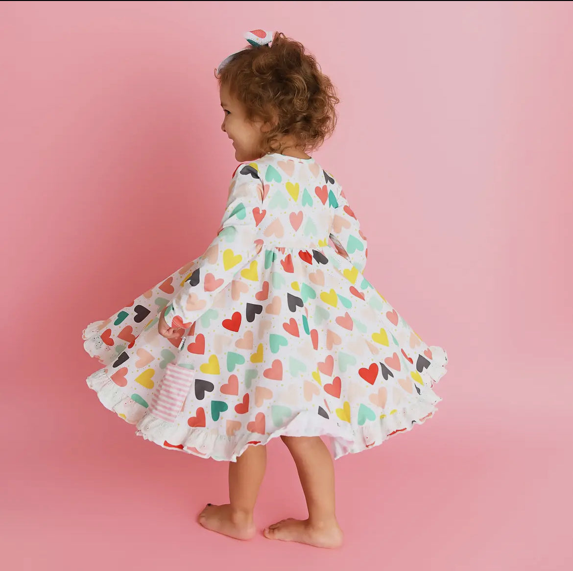 Jayde & Izzy BUTTON DRESS by Gigi & Max