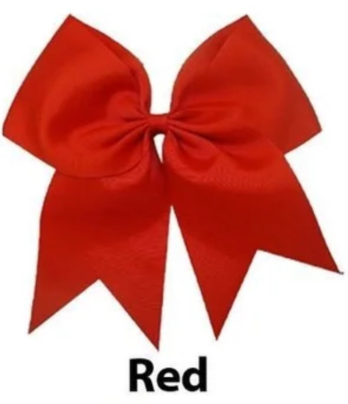 Cheer Bow with Ponytail Holder (6 Colors)