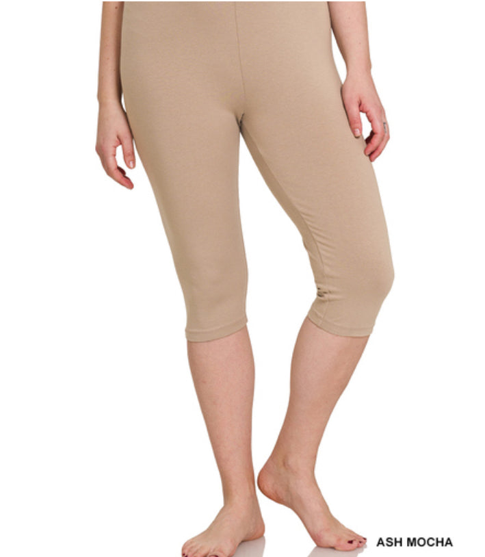 Capri Plus Leggings (4 colors)