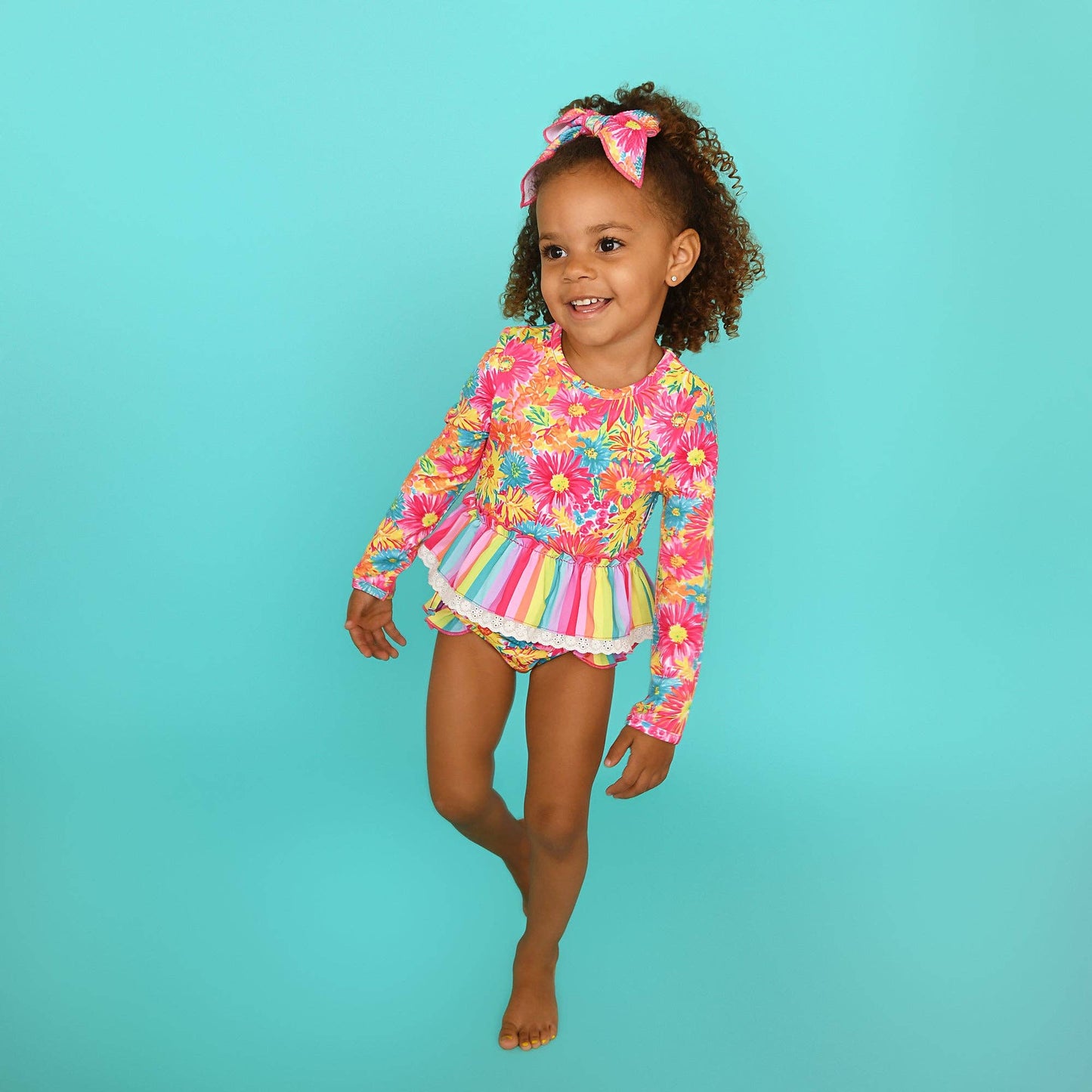 Molly RASH GUARD TWO PIECE SWIM SET