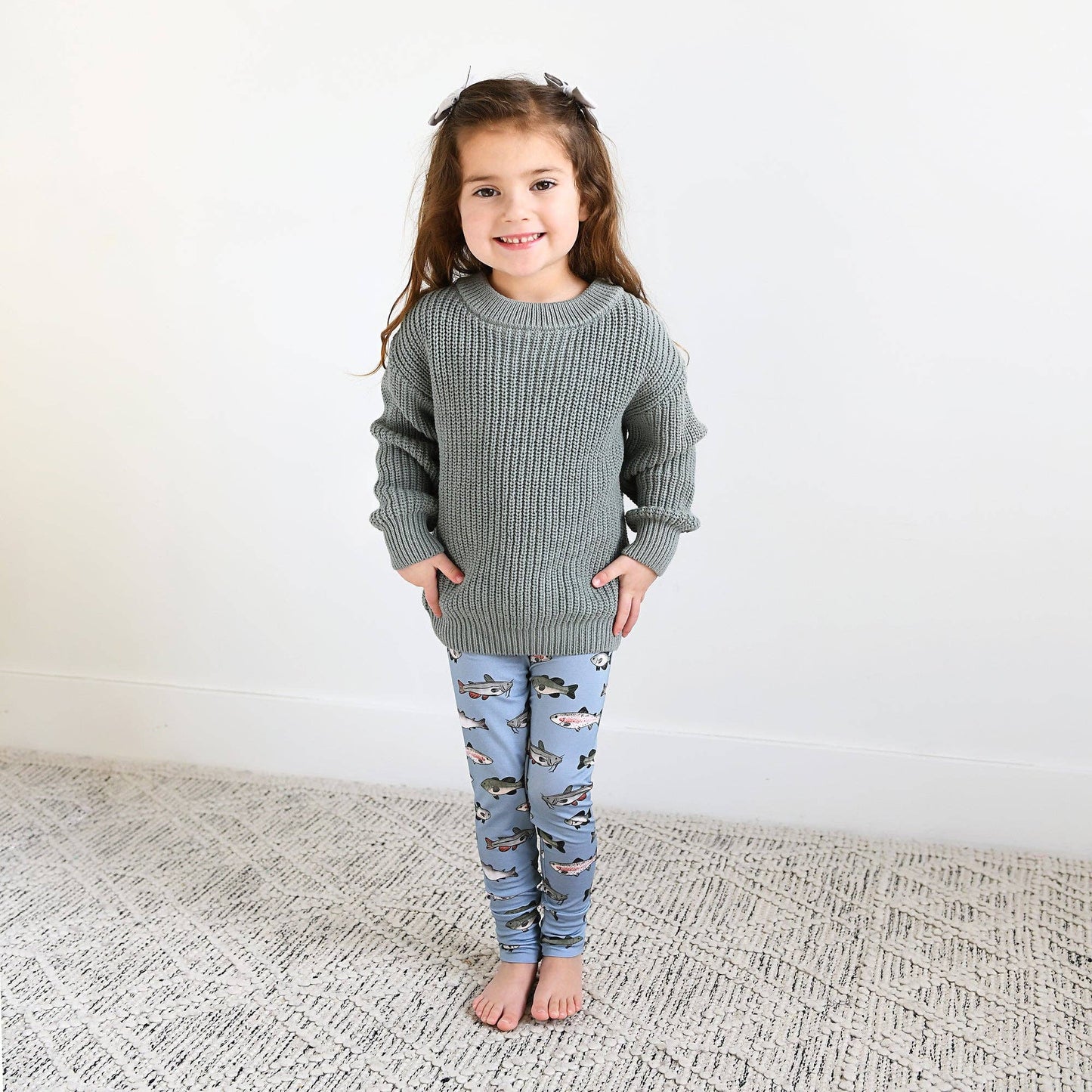Wade TWO PIECE Fish Bamboo Lounge Set Kids Clothing