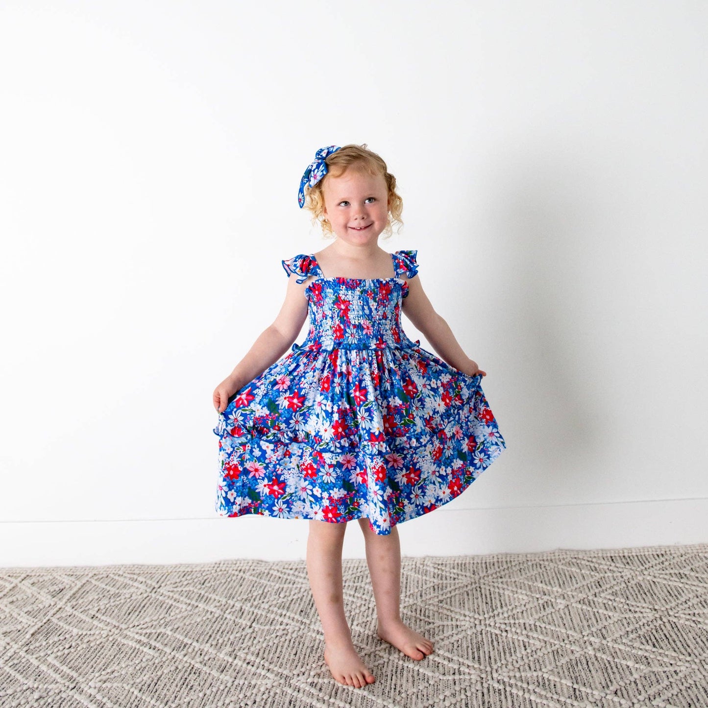 Presley Floral Smocked Dress