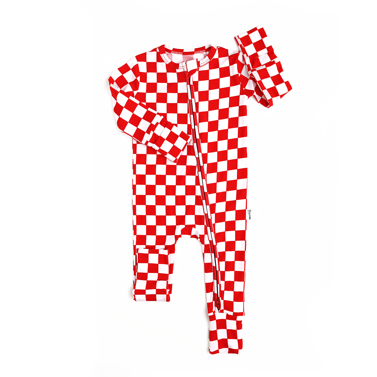 Beck Red Check Zip