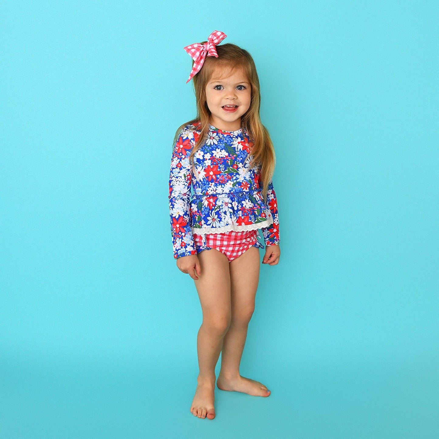 Presley RASH GUARD TWO PIECE SWIM SET