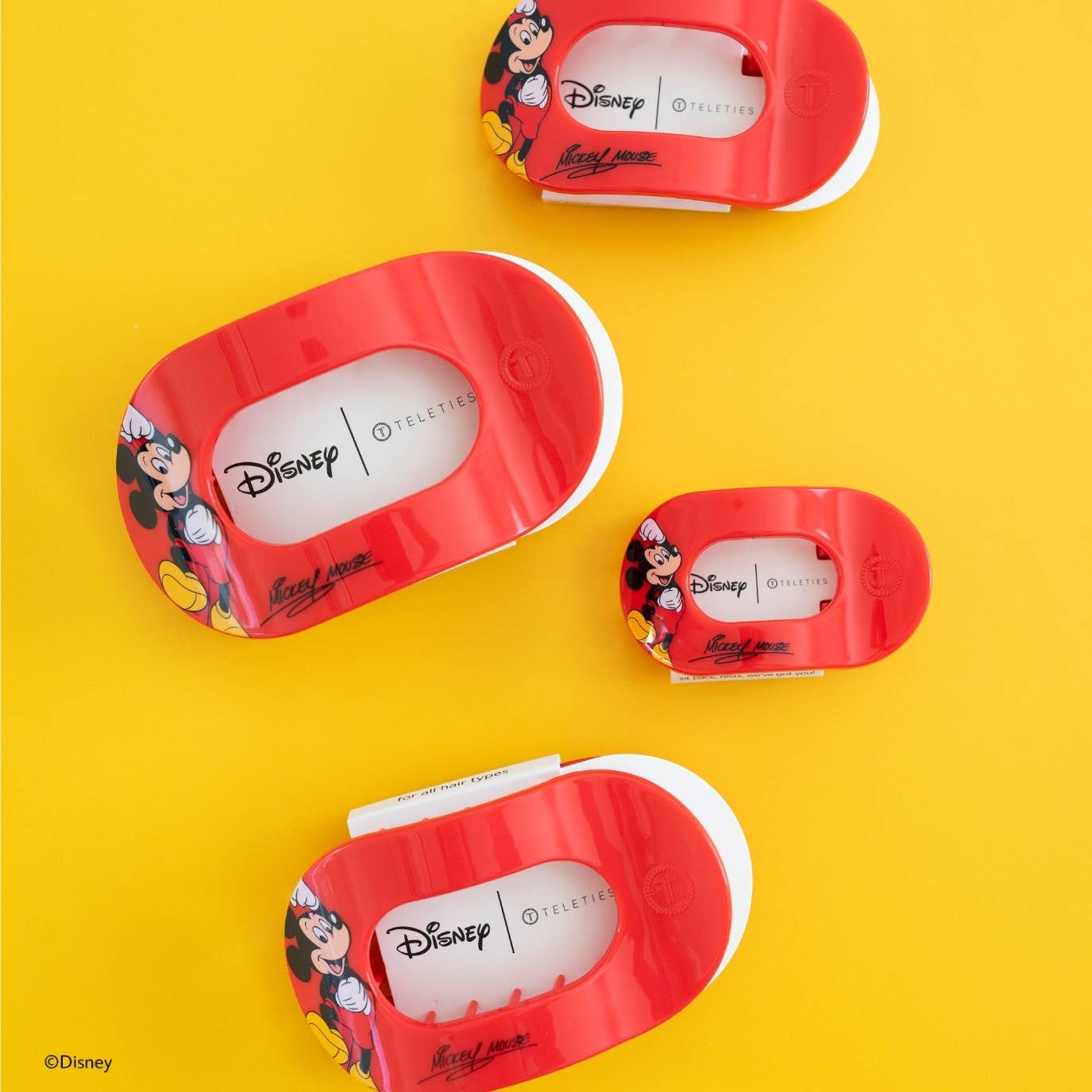 Flat Round Hair Clip | Mickey Mouse