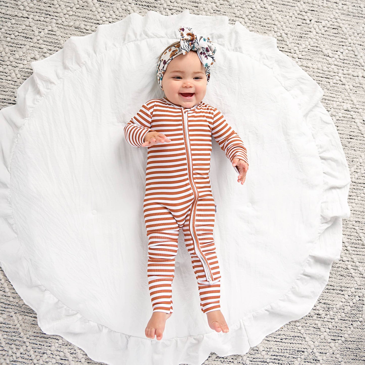 Chase Brown Ribbed ZIP