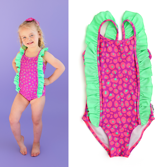 Tara Leopard TANK ONE PIECE SWIMSUIT