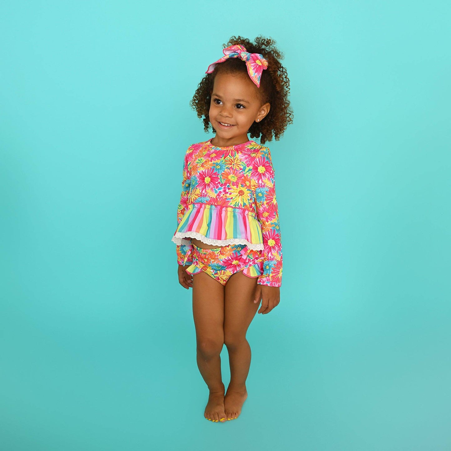 Molly RASH GUARD TWO PIECE SWIM SET