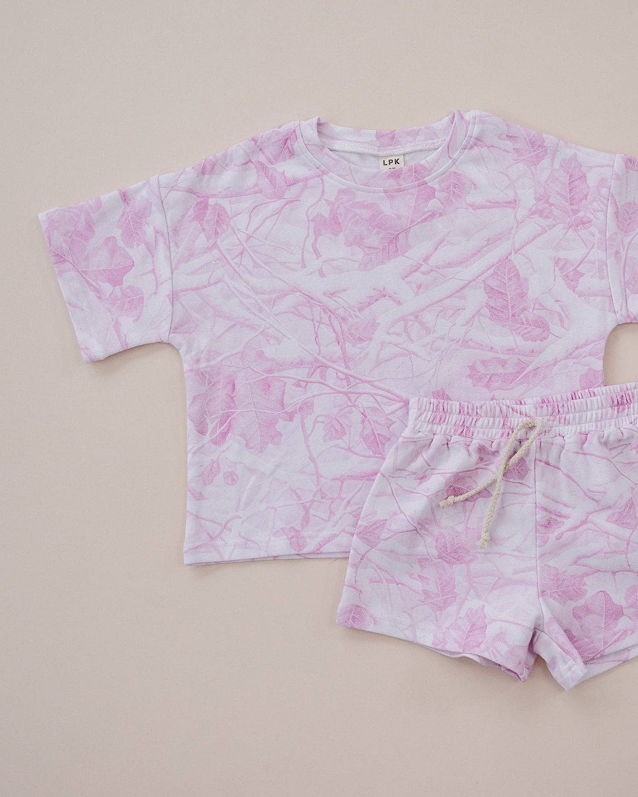 Shorts Set | Pink Camo