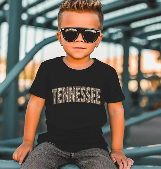 Toddler Tennessee Camo Tee Kids Boys Football