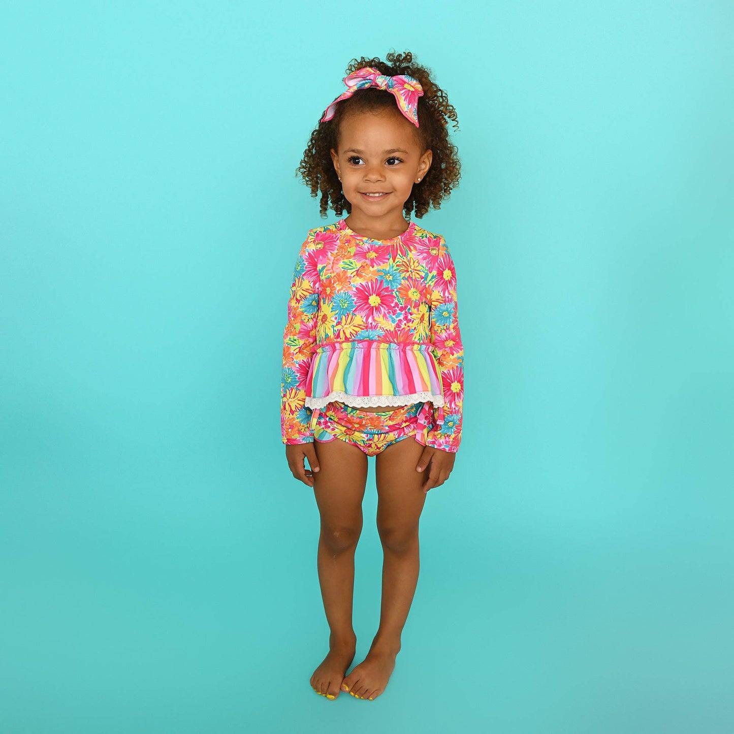 Molly RASH GUARD TWO PIECE SWIM SET