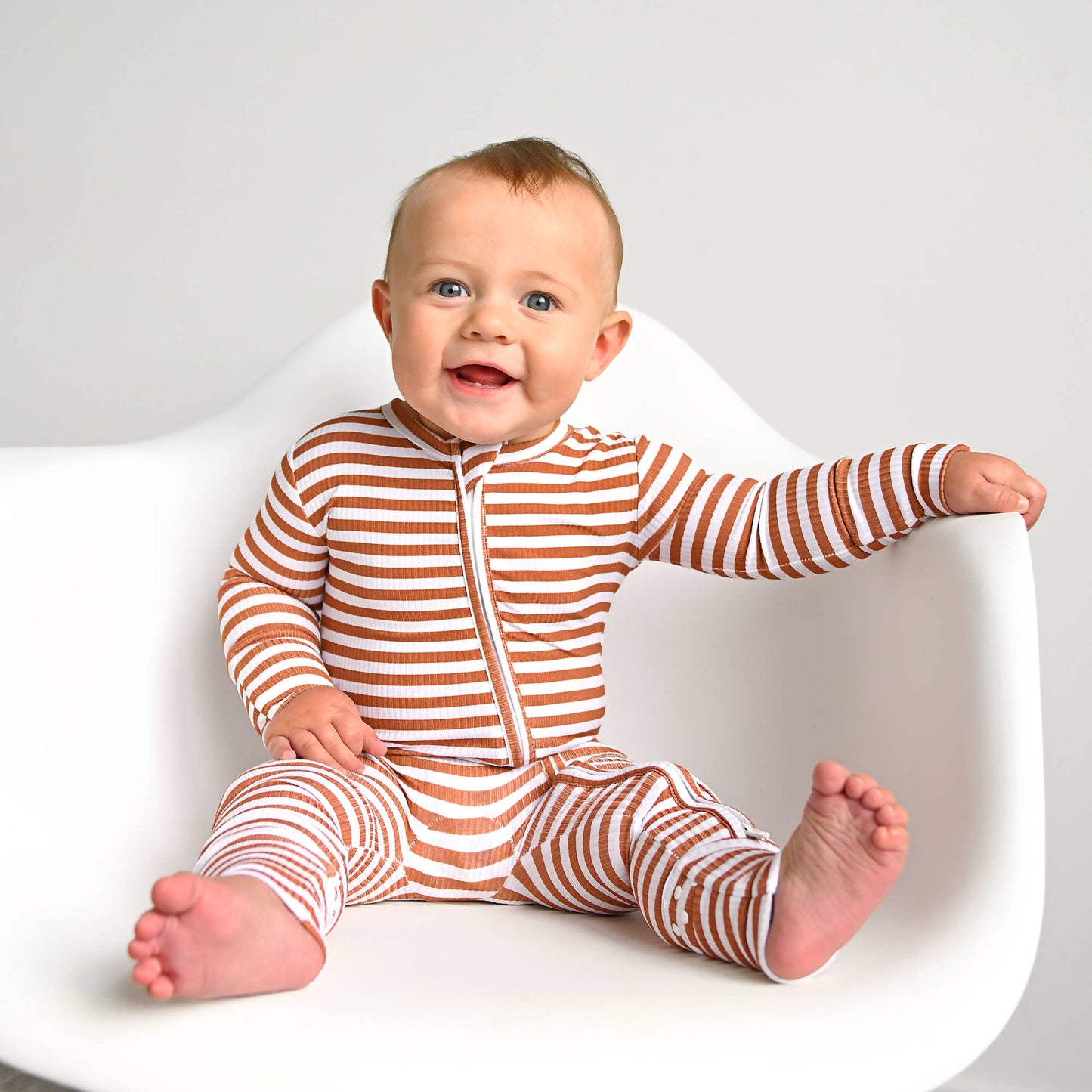 Chase Brown Ribbed ZIP