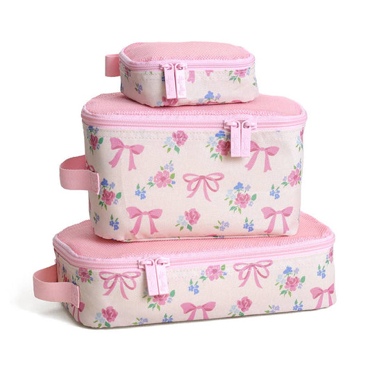 *NEW* Itzy Ritzy Ribbons + Roses Pack Like A Boss™ Packing Cubes