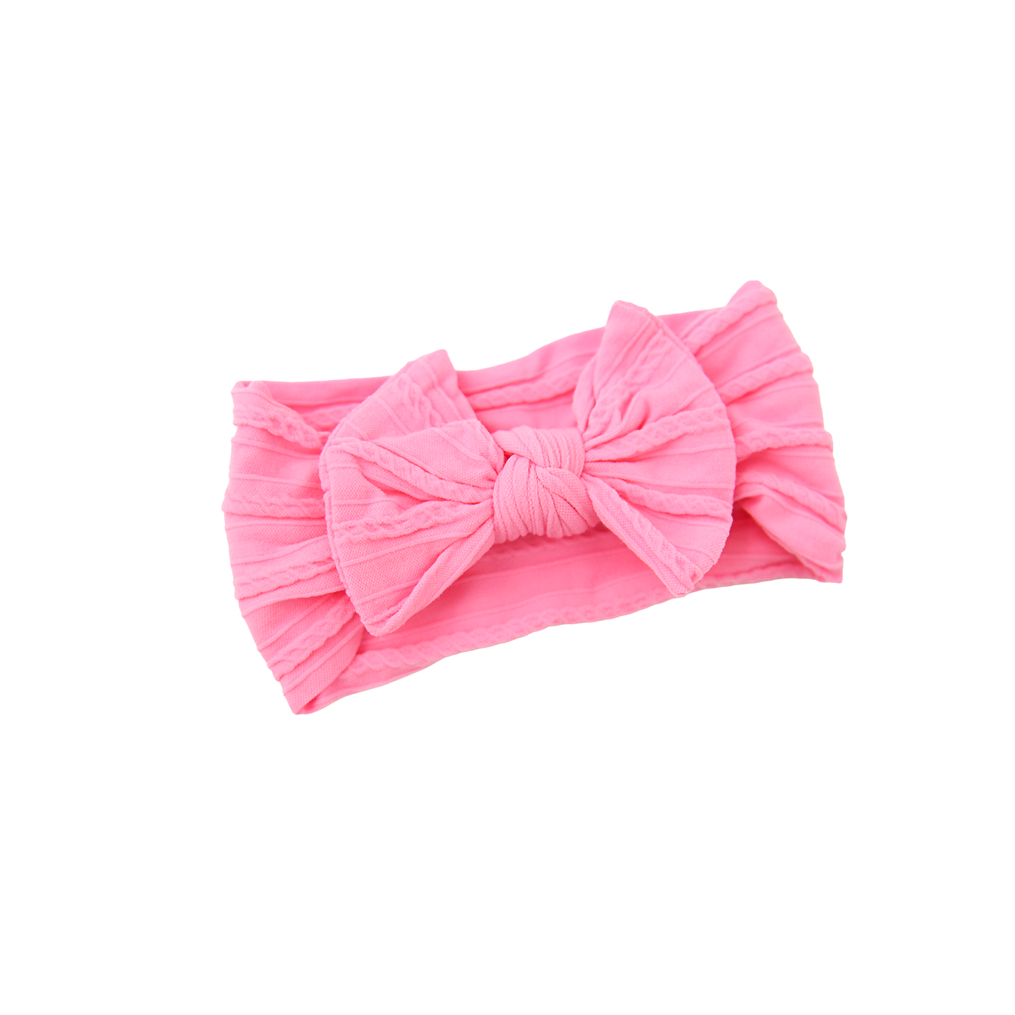 Pink SOFT NYLON ELASTIC HEADBAND