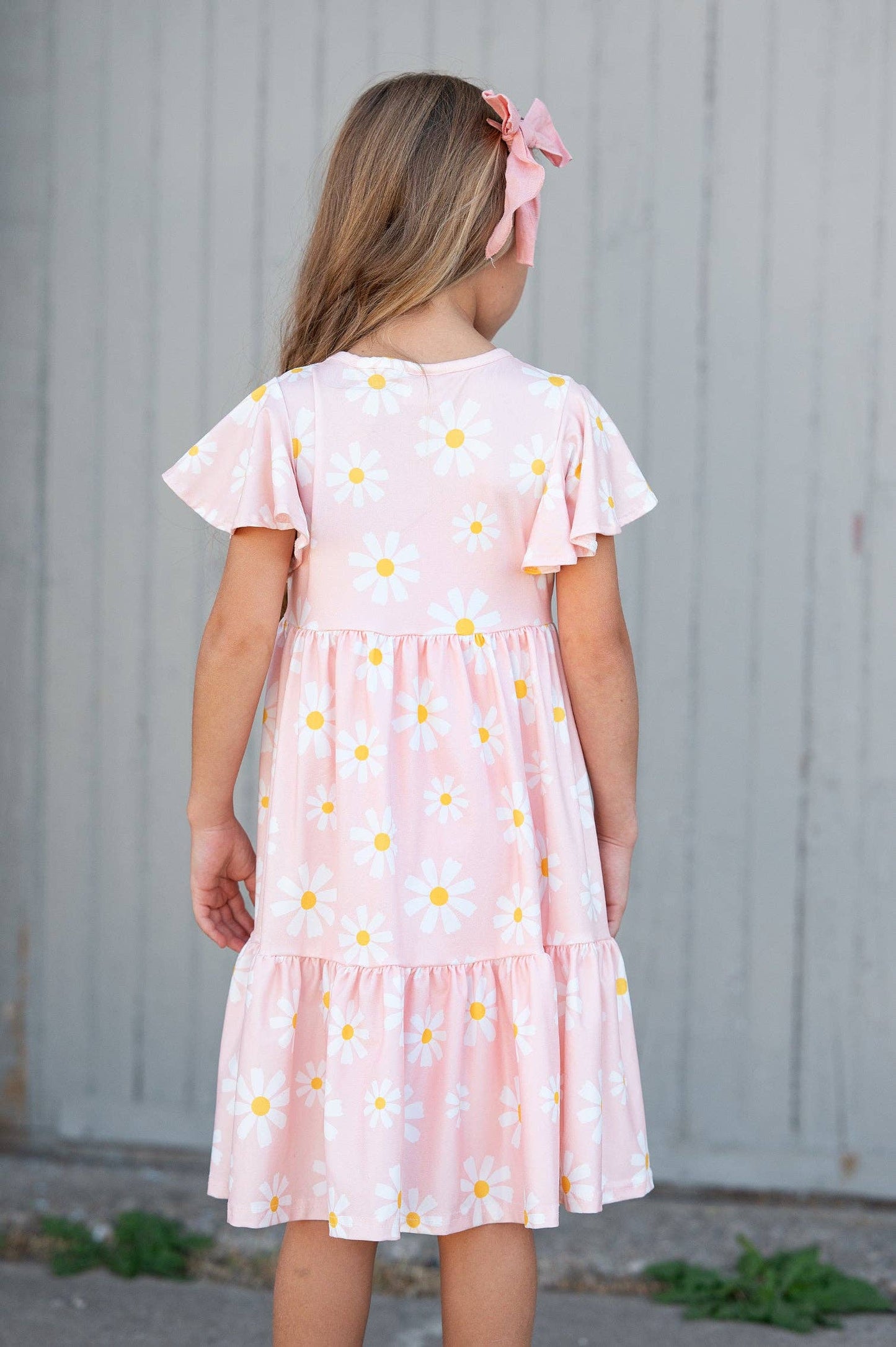 Girls Emma Spring Daisy Dress