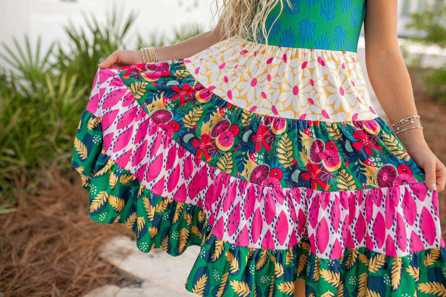 Kids Emalie Tiered Dress