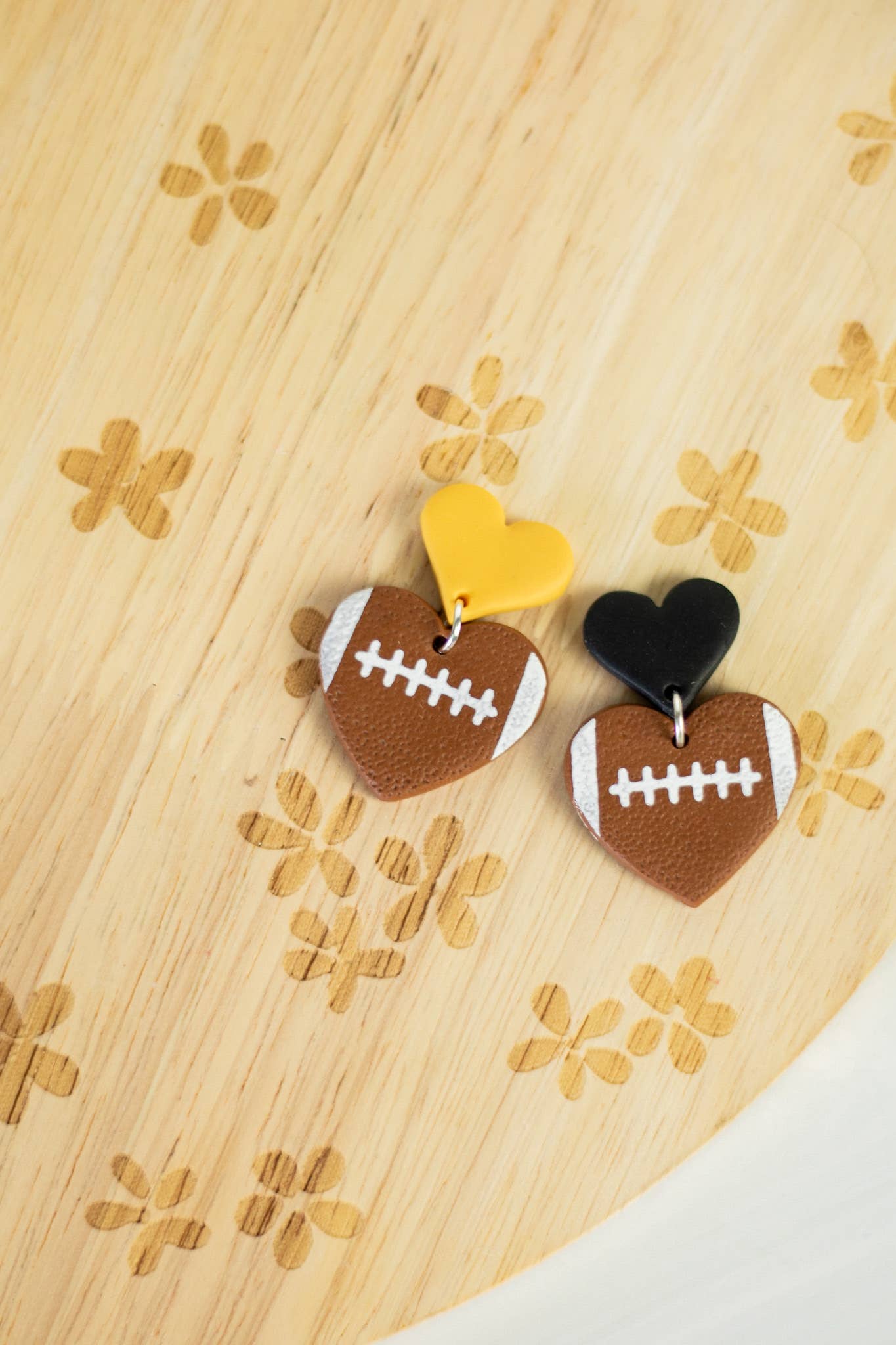 Tiered Football Dangles