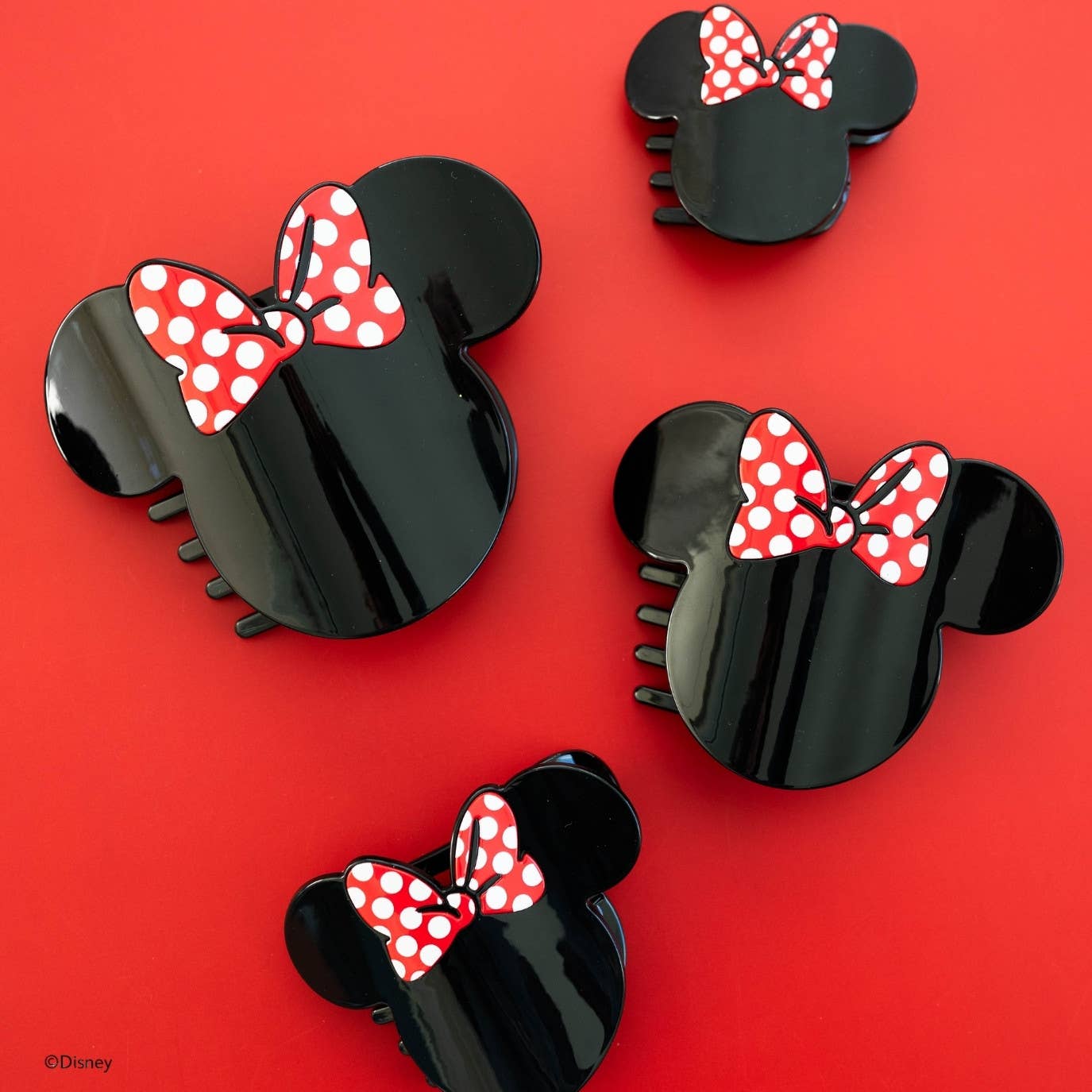 Disney: Minnie Mouse Shaped|  Flat Hair Clip