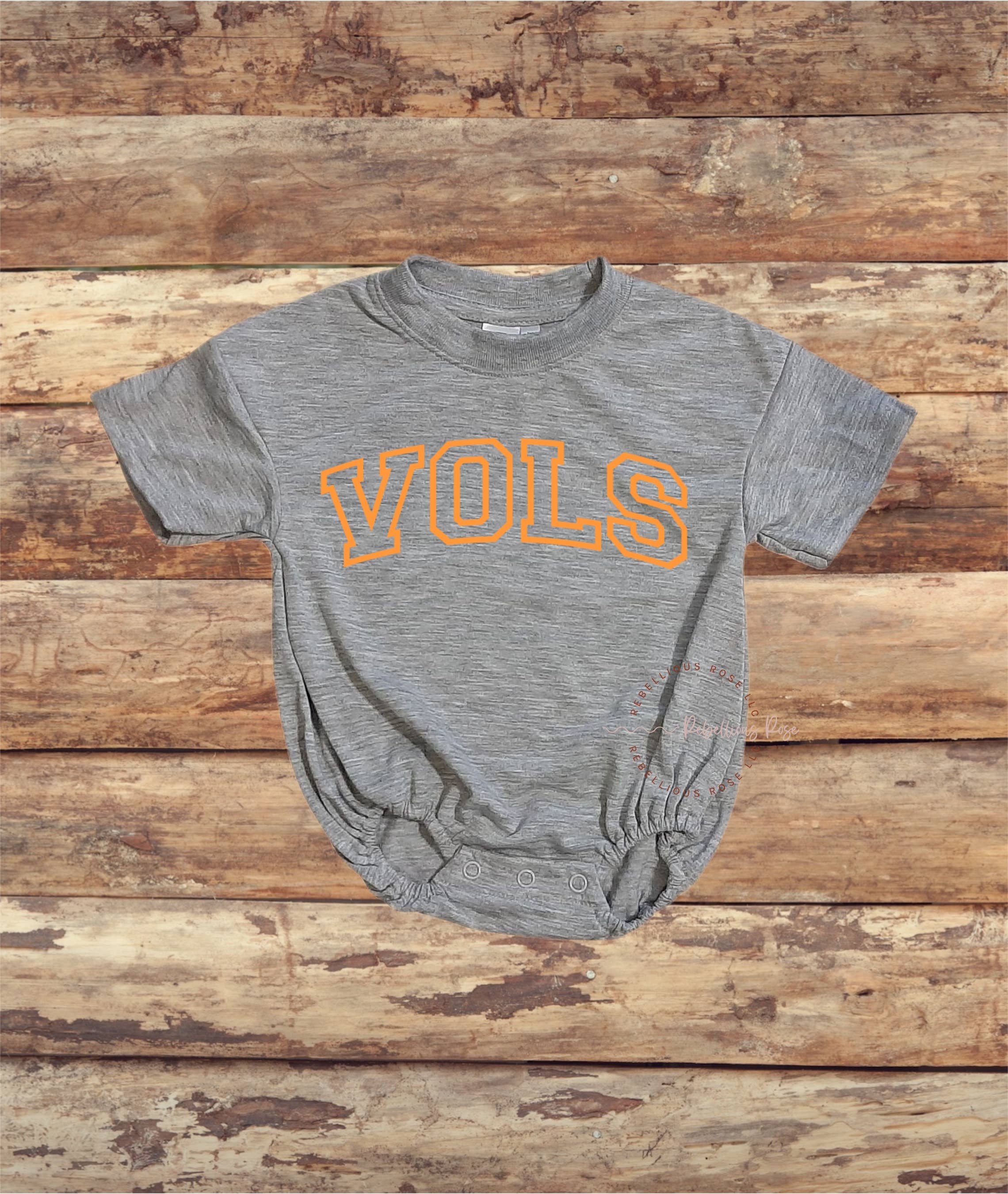Vols Graphics Vols Graphic Tshirt Baby Bubble – Sweet & Sassy Boutique