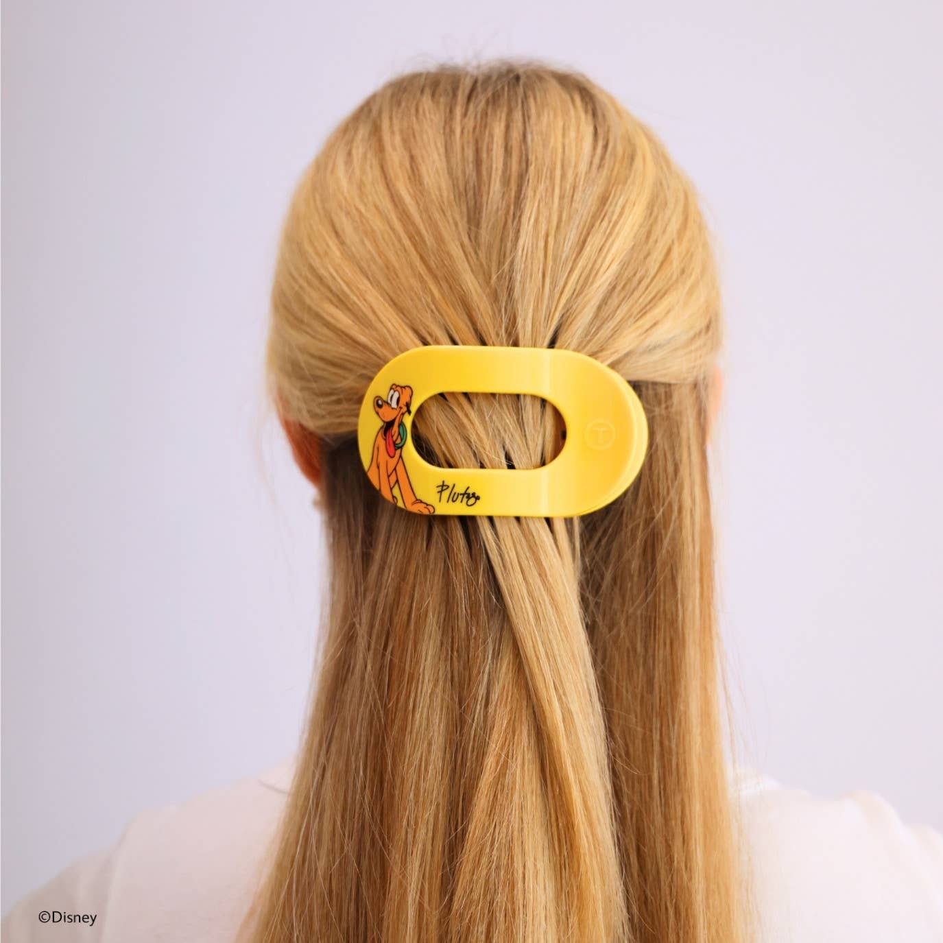 Flat Round Hair Clip |Pluto