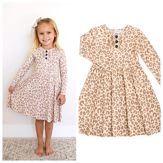 Amari Leopard TUTU DRESS