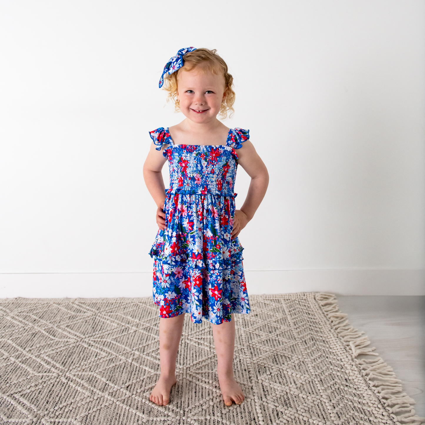 Presley Floral Smocked Dress