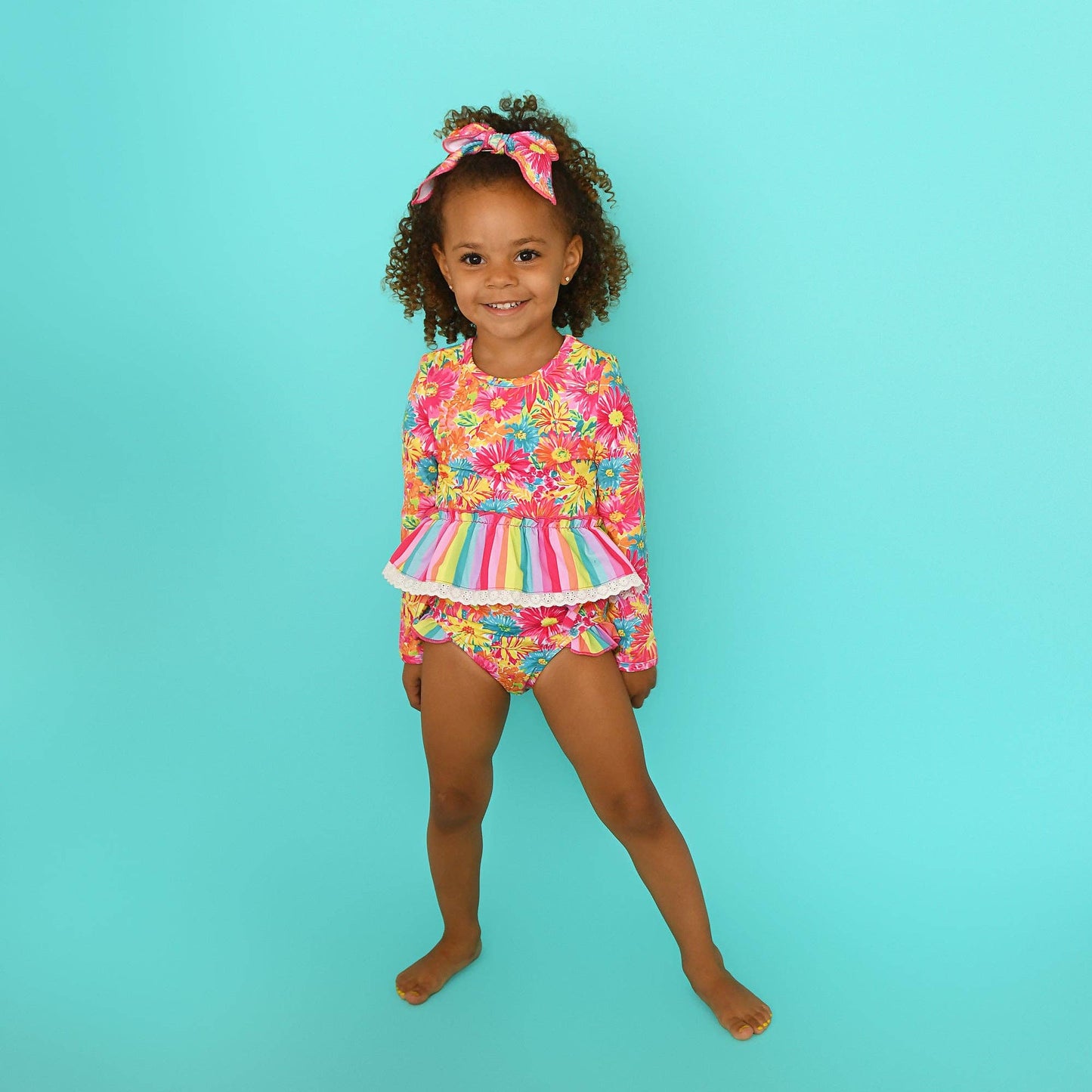 Molly RASH GUARD TWO PIECE SWIM SET