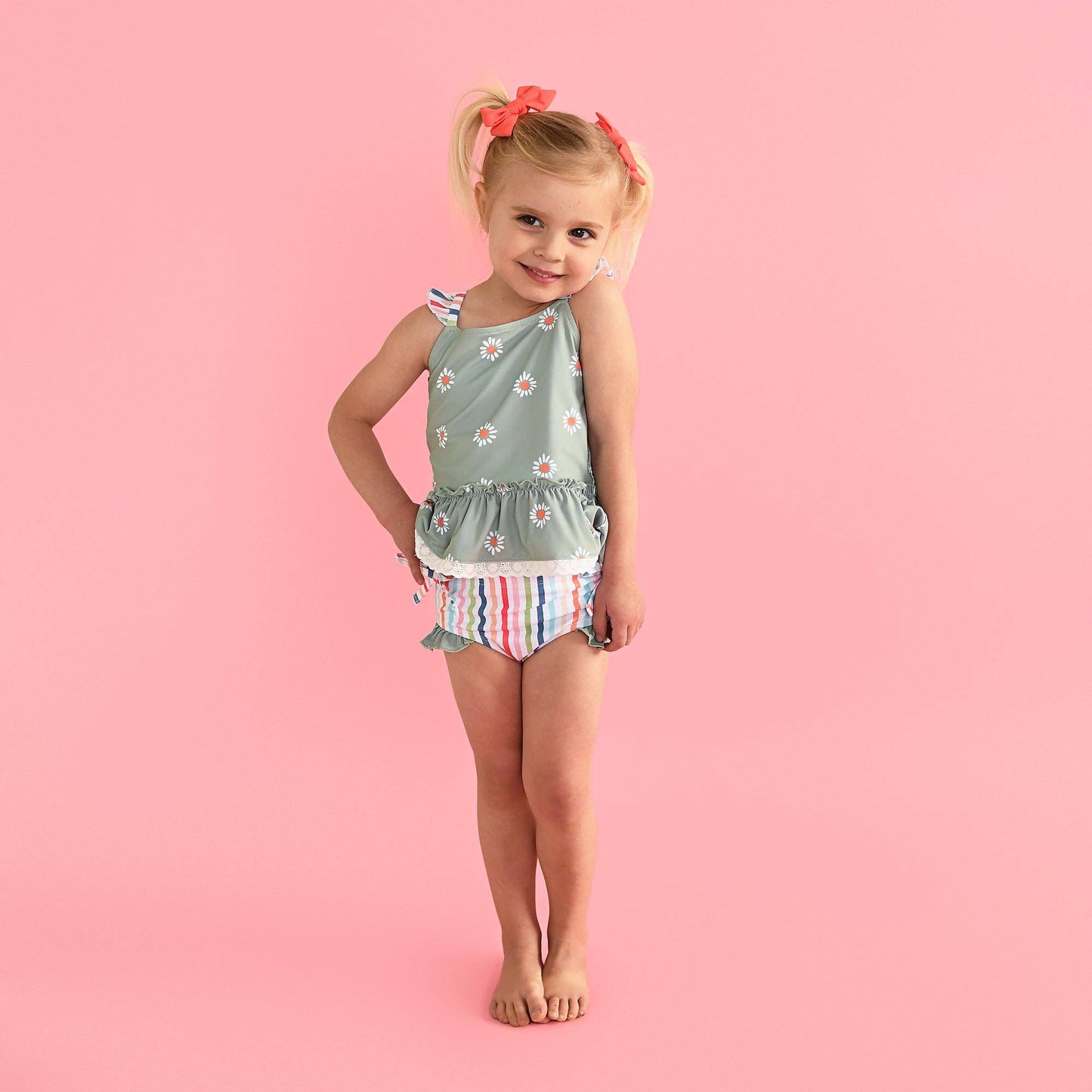 Rae RUFFLE TANK SWIM SET