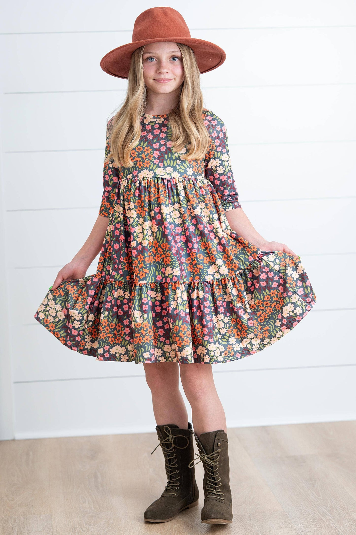 Flower Fields Twirl Dress