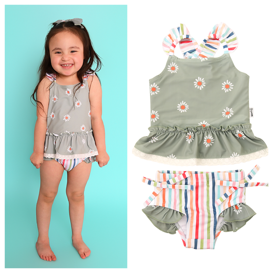 Rae RUFFLE TANK SWIM SET