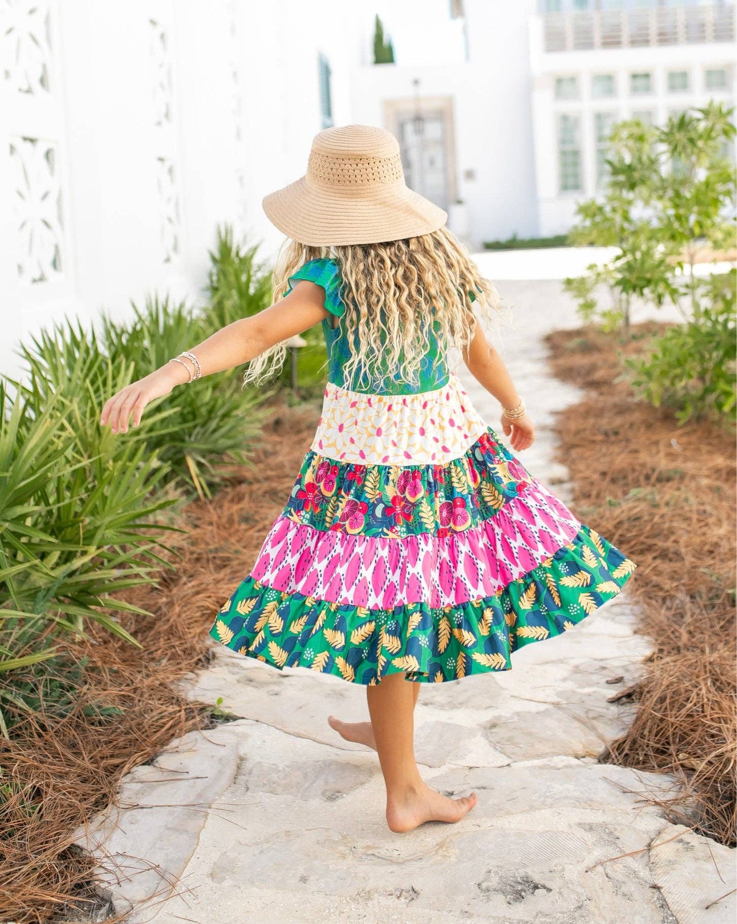 Kids Emalie Tiered Dress