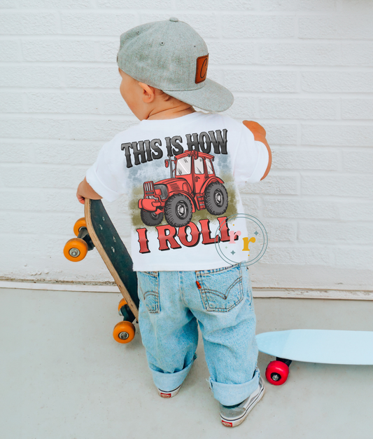 How I Roll Kids Graphic T-shirt