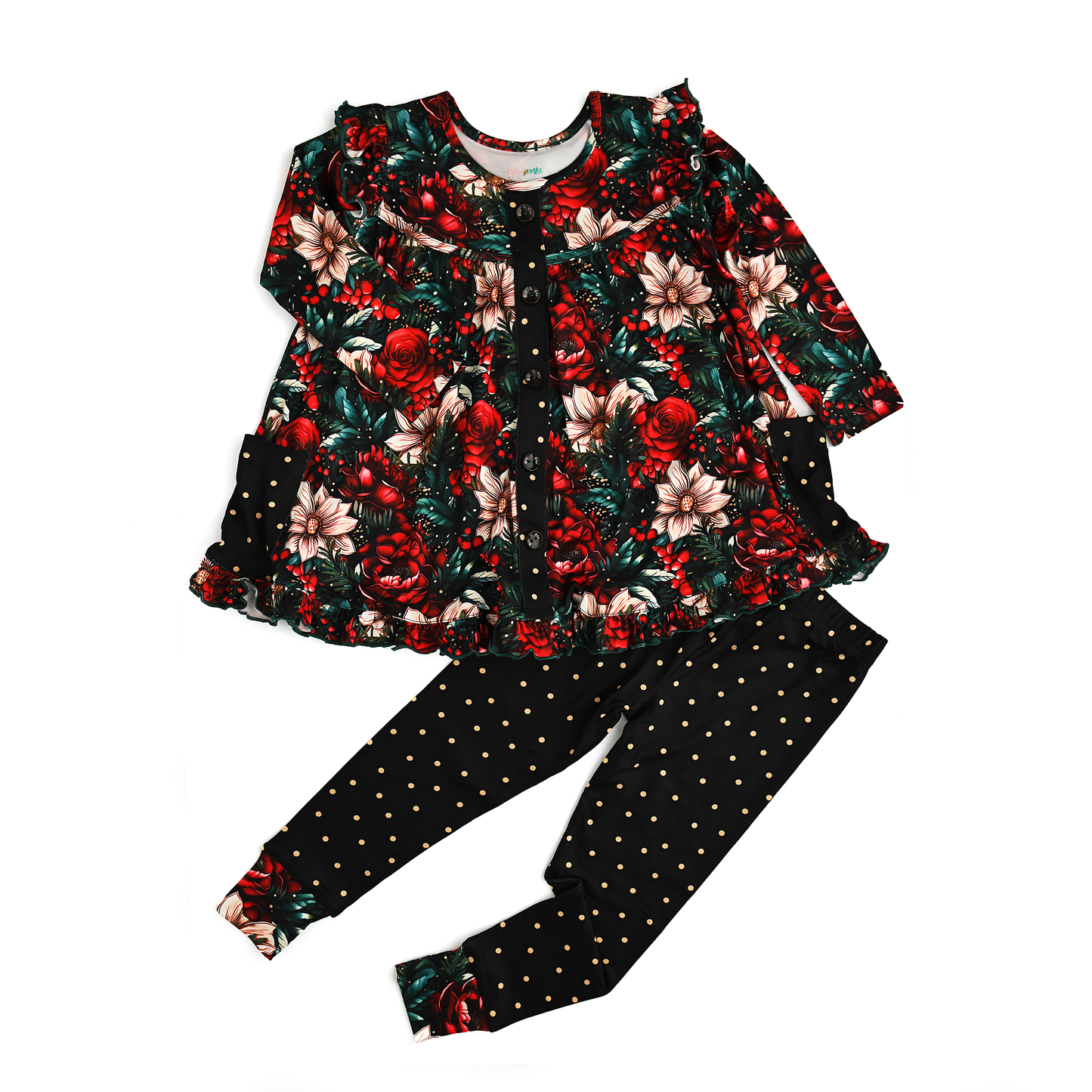 Gloria Floral Peplum Set