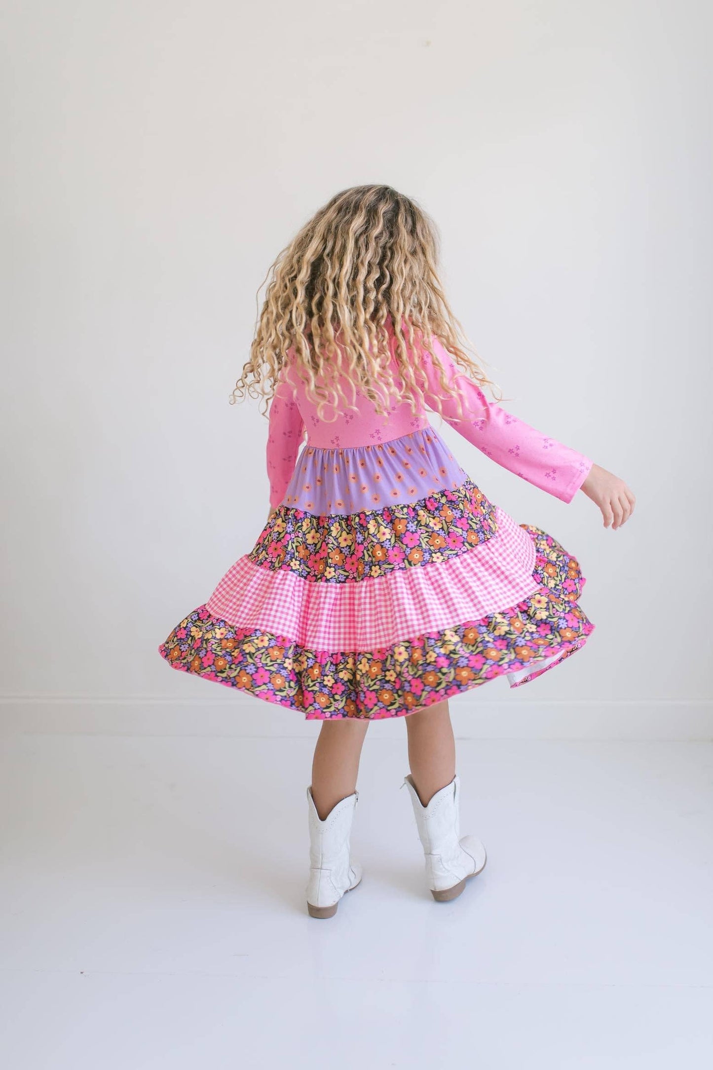 Avery Floral Twirl Dress