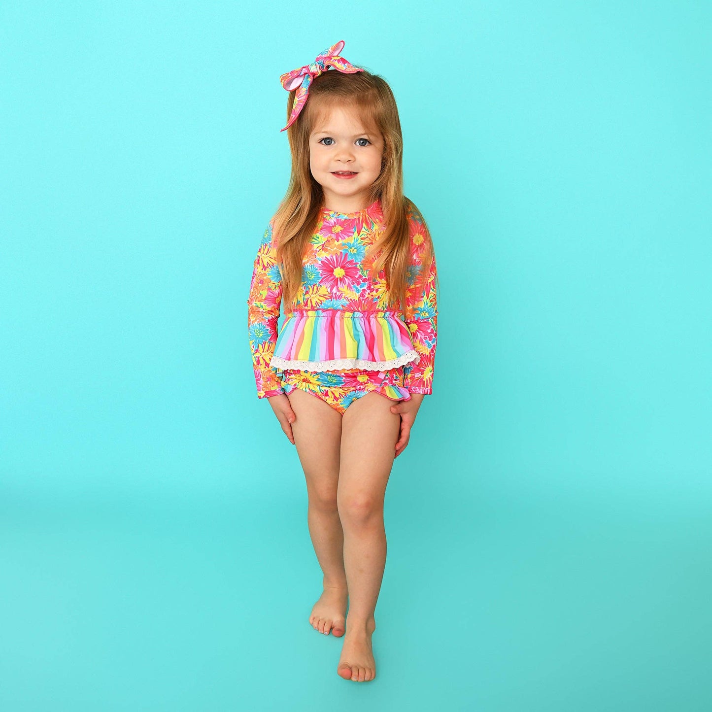 Molly RASH GUARD TWO PIECE SWIM SET
