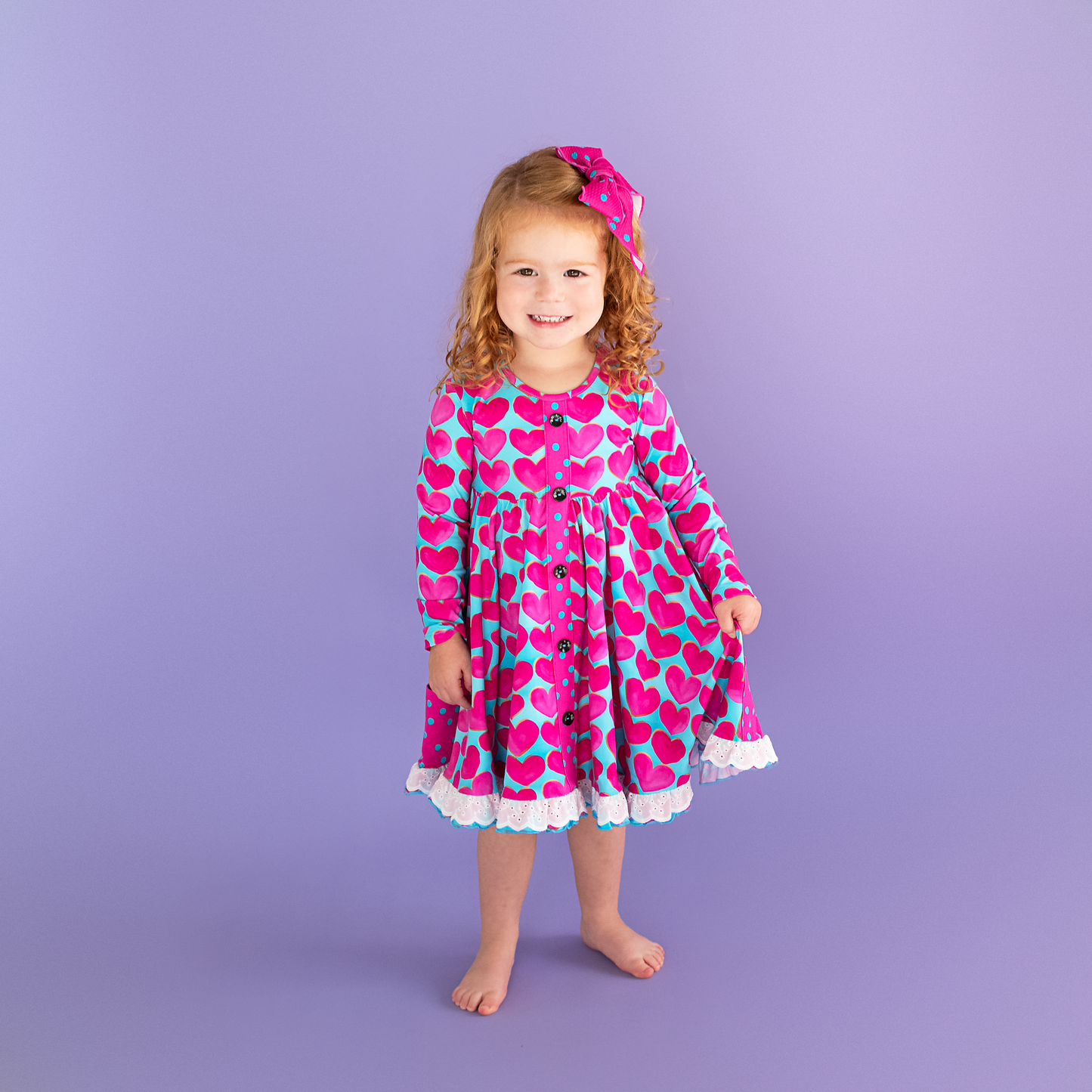 Cora Button Dress