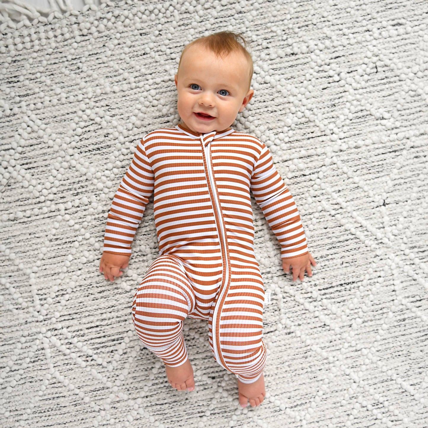 Chase Brown Ribbed ZIP