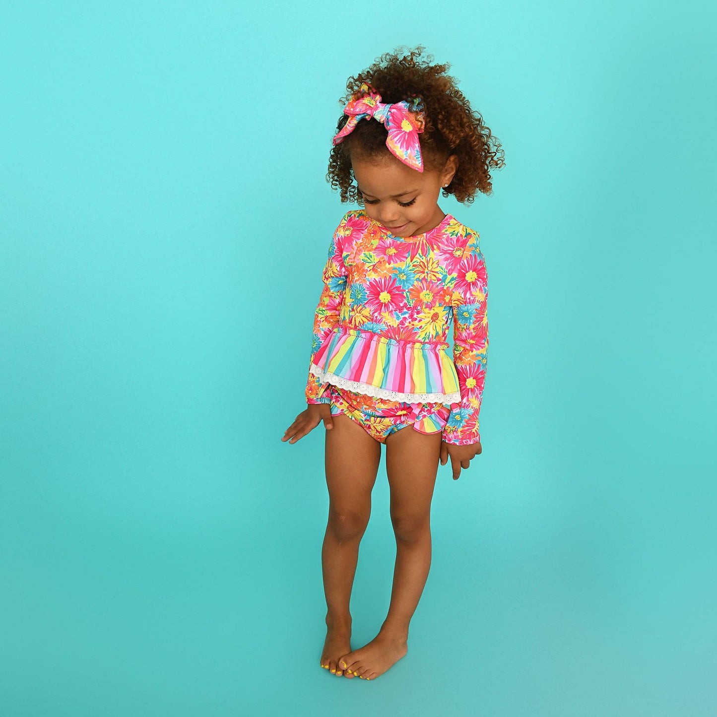 Molly RASH GUARD TWO PIECE SWIM SET