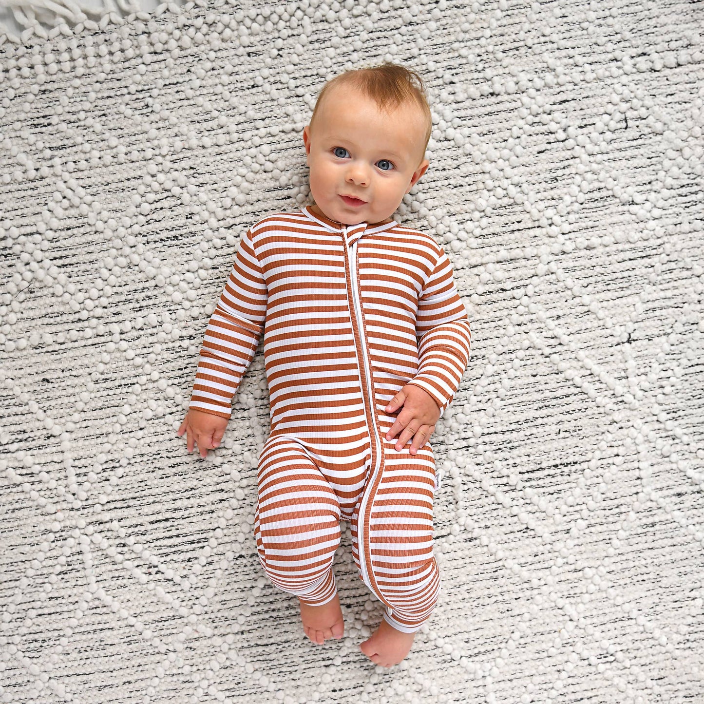 Chase Brown Ribbed ZIP