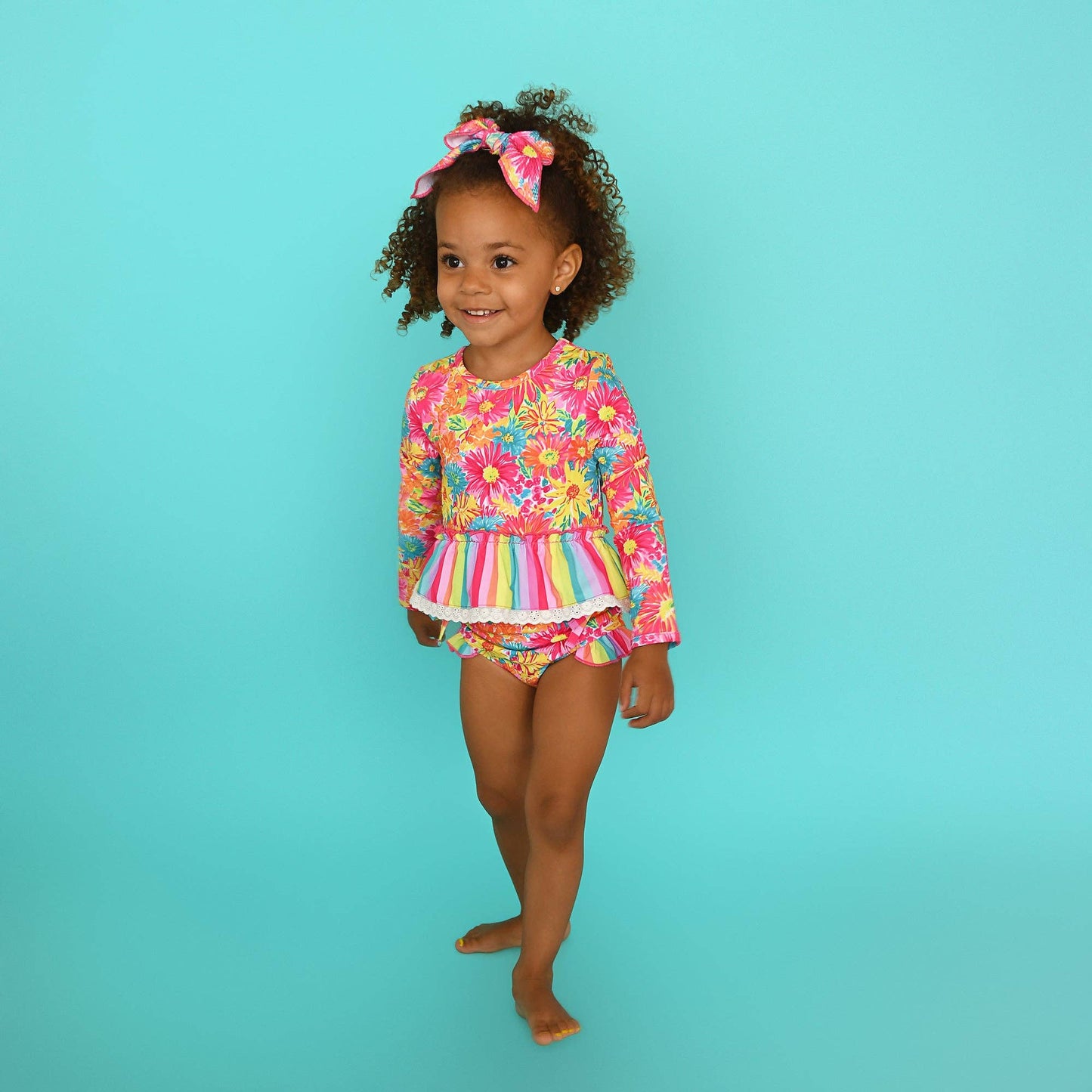 Molly RASH GUARD TWO PIECE SWIM SET