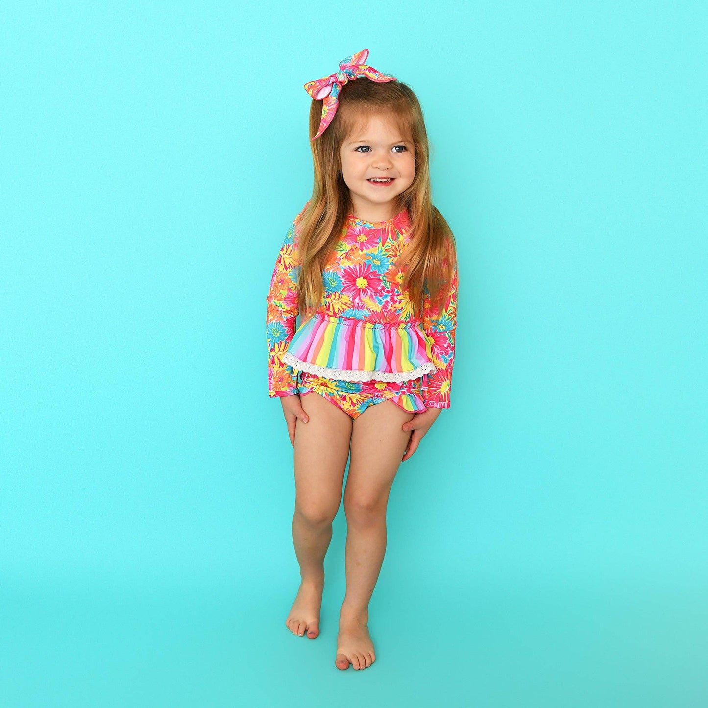 Molly RASH GUARD TWO PIECE SWIM SET